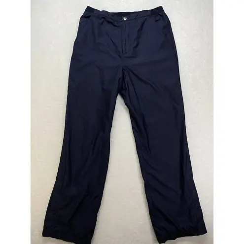 Ralph Lauren Golf Activewear Pants Women's Navy blue Size 4 ankle snaps lined