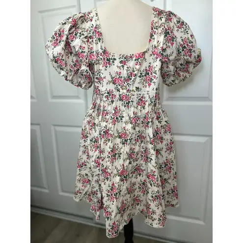 Hyacinth House Pink Floral Aurelia Mini Dress Tuckernuck Size XL