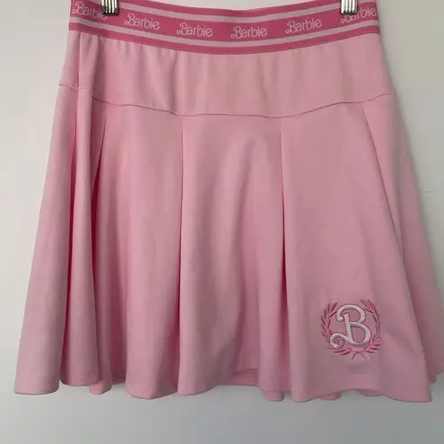 Barbie Women’s Pink Pleated Skater Tennis Mini Golf Skirt Medium