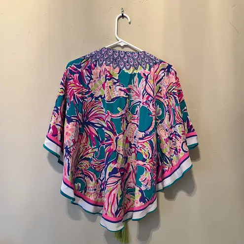 Lilly Pulitzer  NWT Lettie Silk Caftan Top Safari Sighted XXS/XS Very Rare Find!