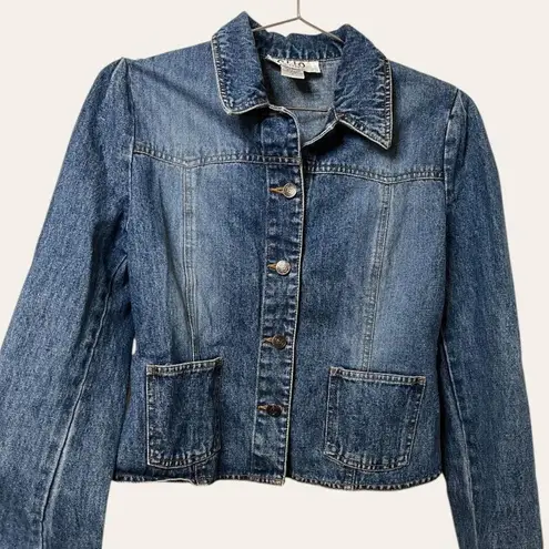 CLIO 90s vintage cropped denim jacket