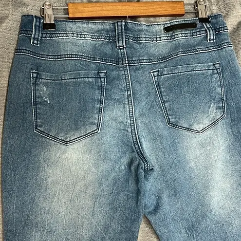 Vintage Blue INSTANT  JEANS DISTRESSED SIZE 11/12