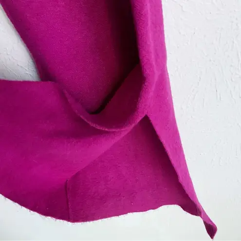 Monrow Supersoft Sweater Knit Flare Pants Raspberry Rose Sz XL