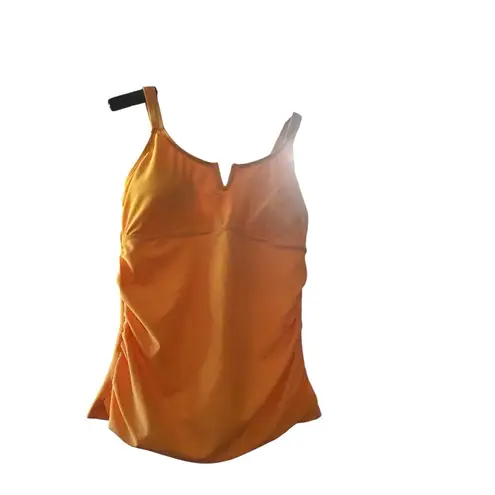 Yellow‎ swim tank top Orange Size M