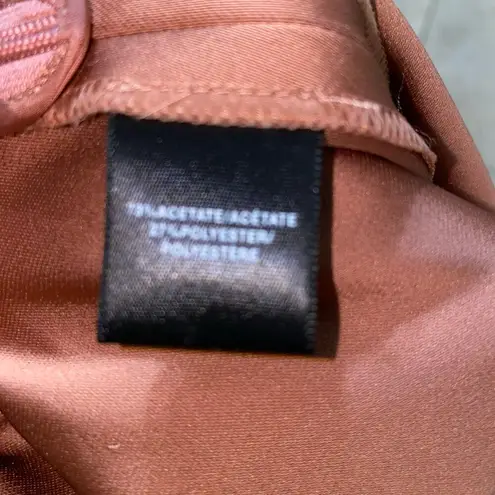 Lafayette 148 New York Stanton Bi-Stretch Sateen Mauve Ankle Trouser Pants Sz 14