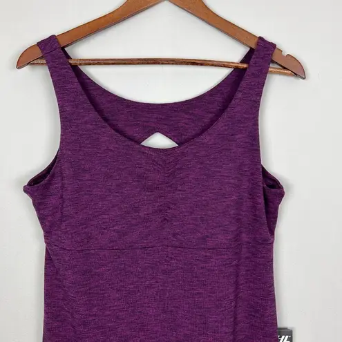 Kuhl Dress Womens Large Purple Mova Aktiv Sleeveless Built In Shelf Bra Active