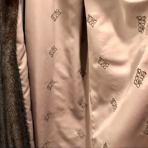Emilio Gucci Mink Coat🔥 Brown Size XL