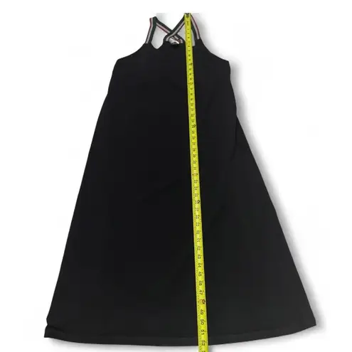 Saint + Sofia Black Organic Cotton Maxi Dress Women's Size 12 UK 16 EU XL