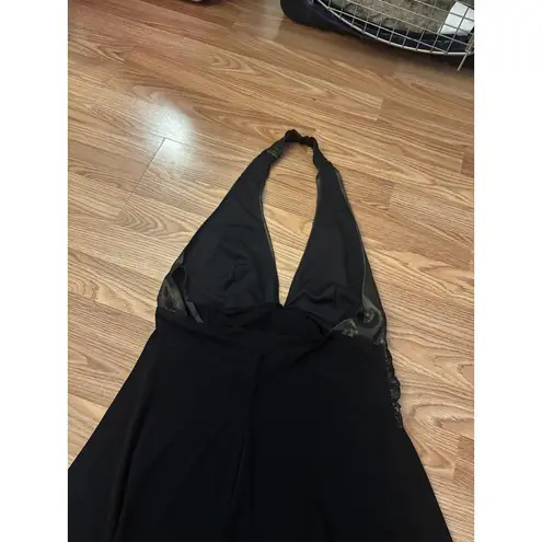 Studio 1940 Y2K Halter Open Back Dress Size 14