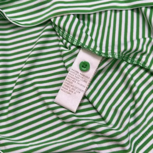 EP Pro Tour Tech Striped Golf Tennis Polos Tank Tops Pink Green Size Small