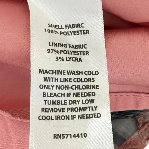 Rachel Parcell Floral Print Ruffle Chiffon Blouson Dress 0 XS