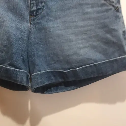North Crest - cuffed blue jean shorts s10