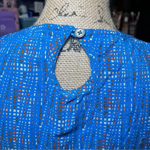 KAVU Simone Blue Mini Scoop Neck Dress Outdoor Casual Breathable Pickleballâ