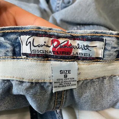 Gloria Vanderbilt Vintage  Signature Label Denim Jean Shorts - Waist 29