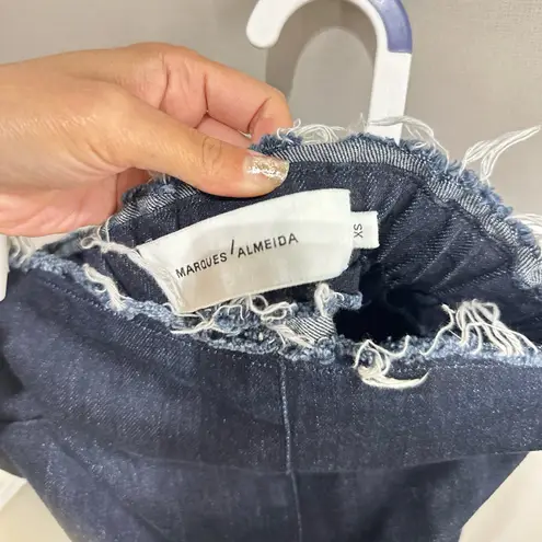 Marques Almeida all blue women aged jumpsuit denim/US4 Size XS