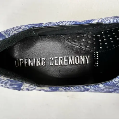 Opening Ceremony Women’s Satin Slip-on CiCi Sneaker Blue/White, Women’s 39