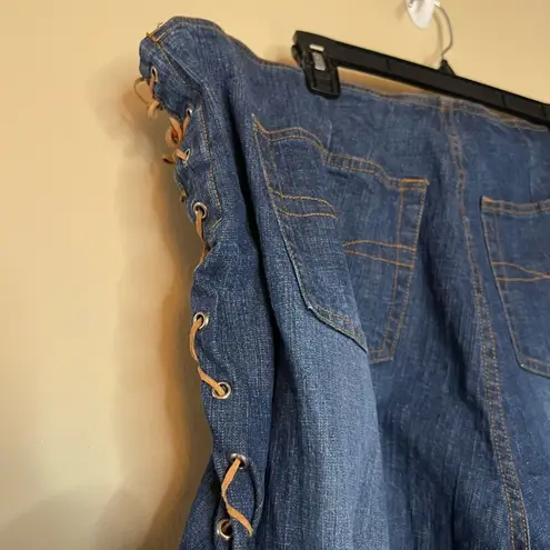 Zana Di Y2K vintage Lace Up Side Jeans