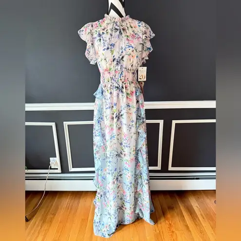 Shoshanna Fontaine Floral Triana Dress Maxi Flowers size 6 NWT