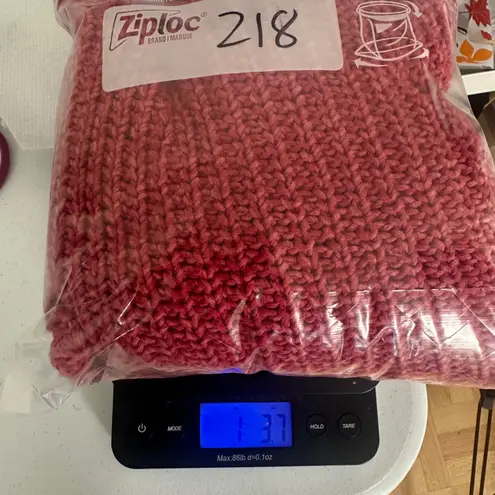 Lauren Jeans Co. Ralph Lauren Red Pink Knit Sweater Long Sleeve Womens Large