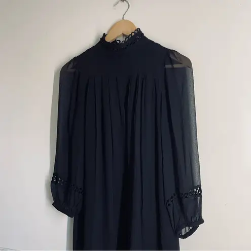 Apiece Apart La Sierra Silk Shift Dress Black size XS