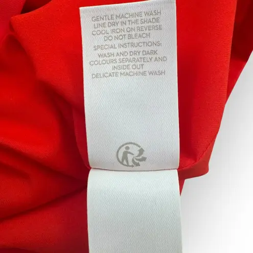 Boden Women's Red Melina Paperbag Skirt Midi Cinch