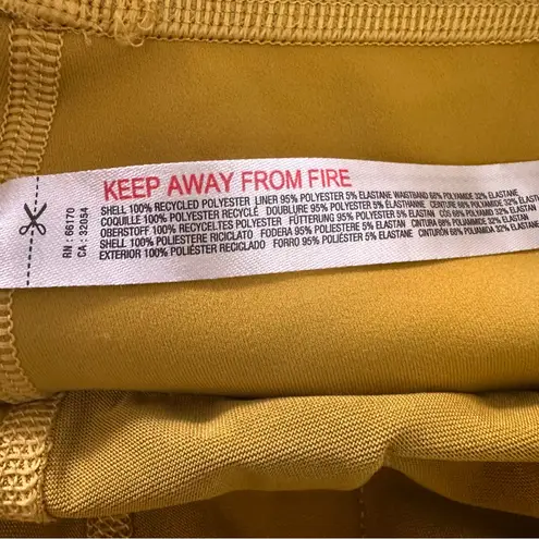 Free People Movement Schooling You Skort Mustard Yellow Size L Size L