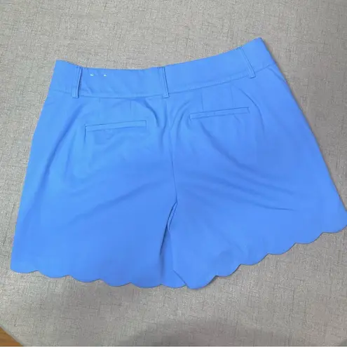 Lane Bryant  Allie Blue Scalloped Stretch Shorts 14