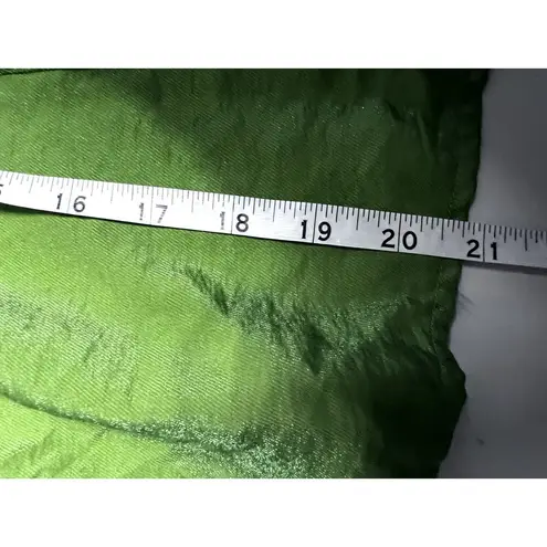 Caribbean Joe 's Off the Shoulder Green Top with Shimmer PXL