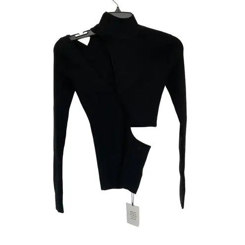 Michael Costello x REVOLVE Soraya Sweater in Black XX-Small New Womens Knit Top