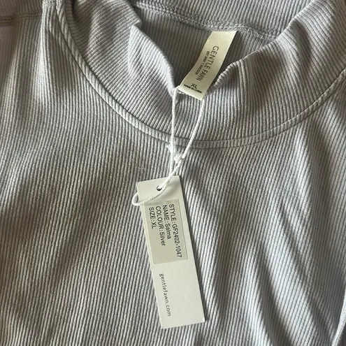 Gentle Fawn SALMA MOCKNECK BODYSUIT - Silver