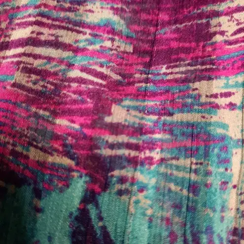 K Dash by Kardashian Long Swimsuit Cover Up Large Purple