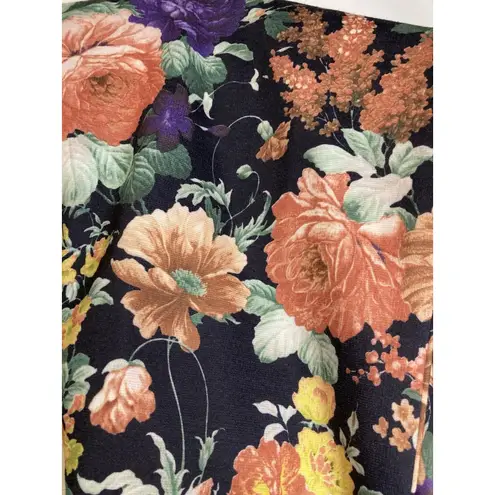 XTaren Coquette Cardigan S Hooded Open Front Belted Navy Floral Victorian Bloomcore NEW