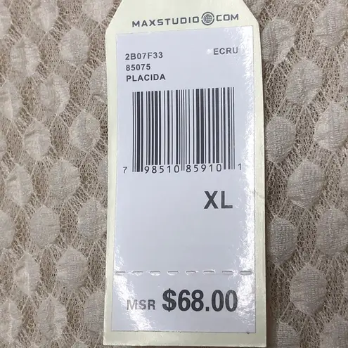 Sophie Max XL Jr. Long Sleeves Ivory Lace dress