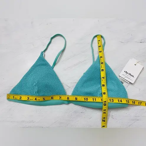 Free People  Rhythm Wave Break Bralette Top in Marine Green Size XL NWT $60