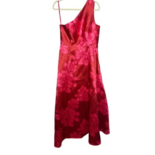 Hutch “Cassandra” Floral Mikado One-Shoulder Gown – Women’s Size 10