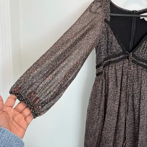 Saltwater Luxe merrell maxi dress in black size S