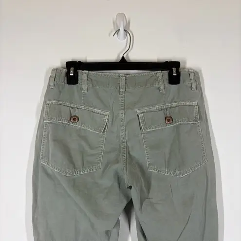 AMO Army Twist Cropped Pant Size 27 Green