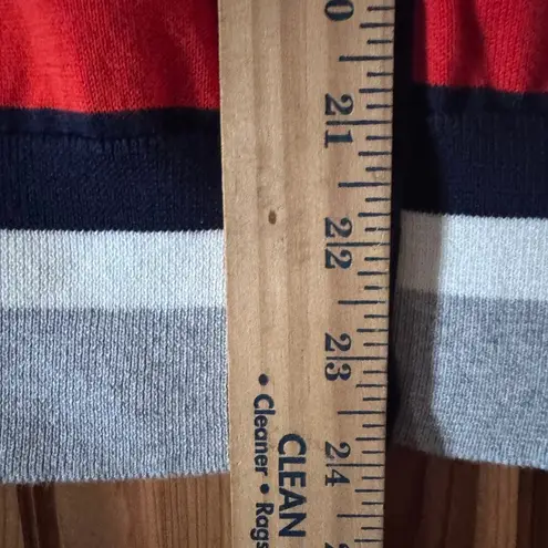 Lands' End Supima Cotton Striped Cardigan