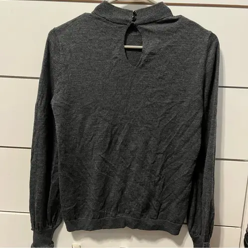 Sézane 100% Merino Wool Grey Sweater Jumper