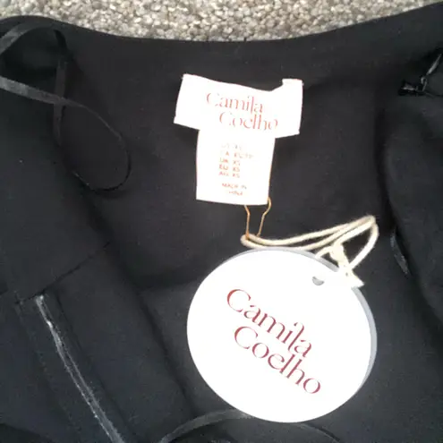 Camila Coelho NWT Camila Coehlo Black and White Strapless Mini Bubble Skirt Dress Size XS