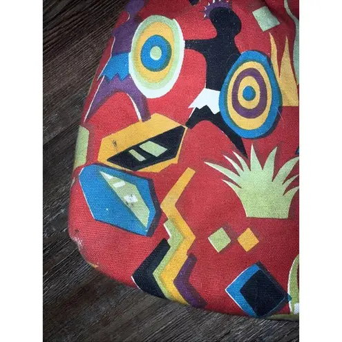 Sun N Sand Vintage Large Doctors Cotton Rhino Handbag Tribal Buckle Bag