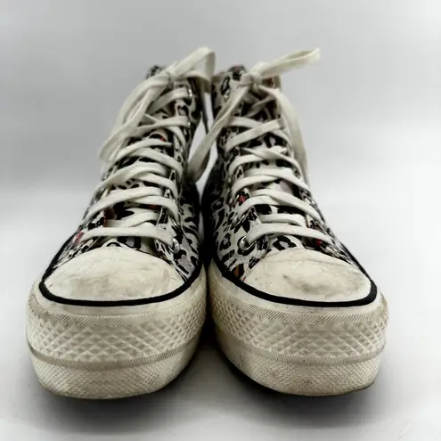 Converse  Black Mystic Leopard Chuck Taylor HiTop Platform Sneaker Multicolor 7.5