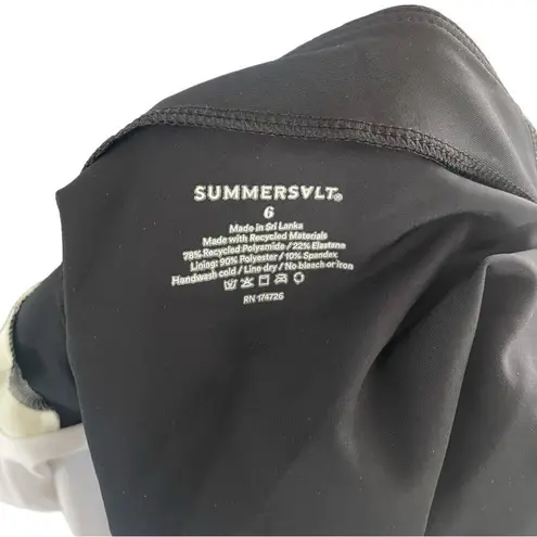 Summersalt New! Tie Waist Backflip Colorblock One Piece Swimsuit