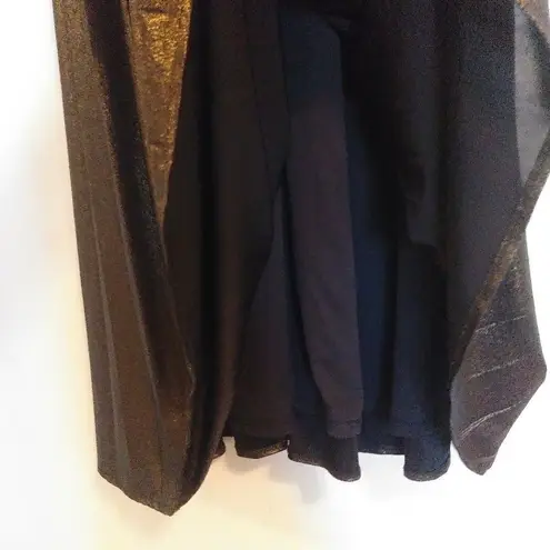 Donna Morgan Gold/Bronze Metallic Sleeveless Formal Maxi Dress