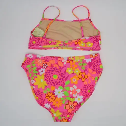Vintage 90s Islander Floral Bikini Swimsuit Size XL