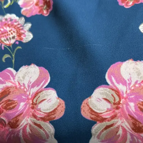 Jealous Tomato Size Medium Floral Top w/Balloon Sleeves & Elastic Stretc…