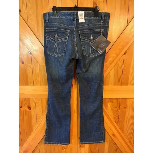 Calvin Klein Jeans  sz 12 Lean Bootcut Dark Wash NWT (3503)