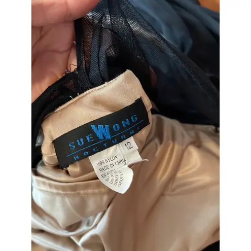 Sue Wong Nocturne tulle and beaded gown size 12