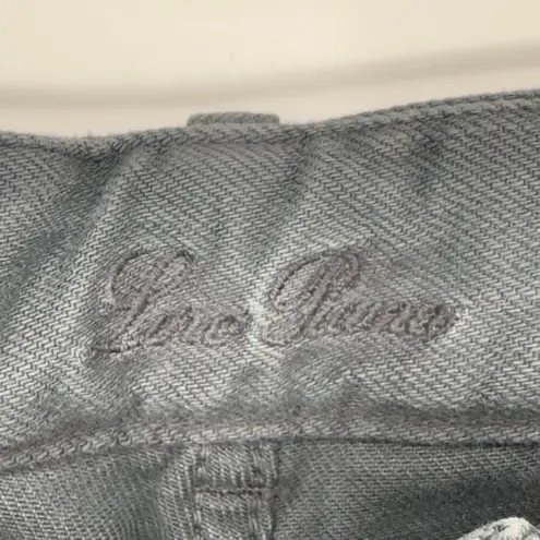 Loro Piana Women's Skinny Jeans Cotton Stretch Dark Gray Denim Size 38