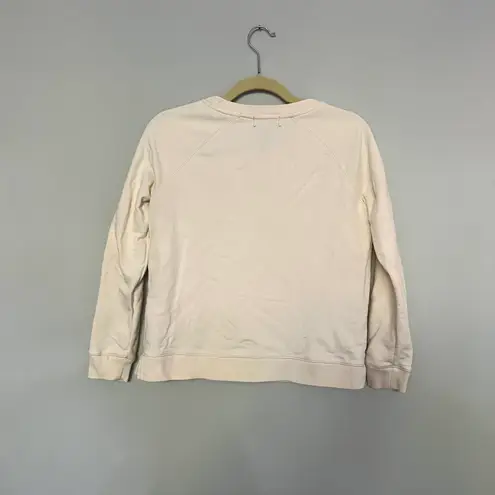 Lauren Ralph Lauren Cream Eyelet Sweatshirt Sweater